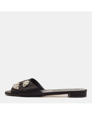 Manolo Blahnik Pralina - Black