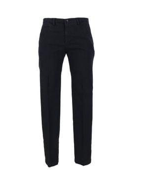 BRIGLIA Straight-Leg Tailored Pants - Blue