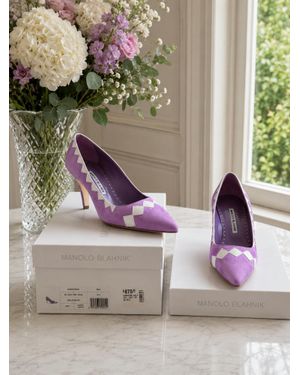 Manolo Blahnik Sorpasso Pumps - Gray