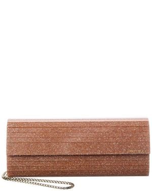Jimmy Choo Sweeti Acrylic Wallet On Chain - Brown