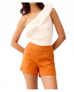 Marie Oliver Lucy One-Shoulder Top - White