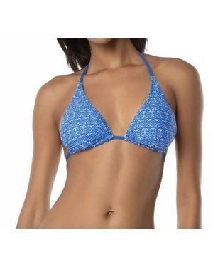 Helen Jon Reversible String Top - Blue