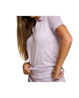 Fundamental Coast Terrain Polo Top - Purple