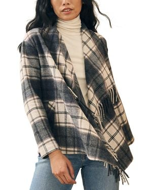 Faherty Sonoma Wool Blanket Coat - Gray