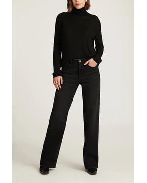 Mavi Taylor Straight Leg Jean - Black