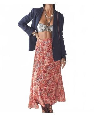 MAISON HOTEL Fabia Maxi Skirt - Red