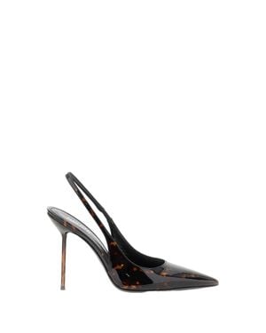 Paris Texas Lidia Tortoiseshell Patent Leather Pumps - Black