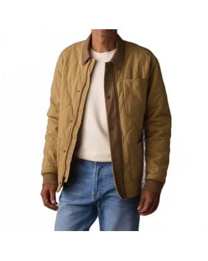 The Normal Brand James Canvas Liner Jacket - Brown