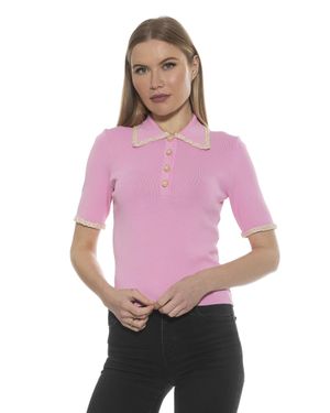Alexia Admor Brianna Top - Pink
