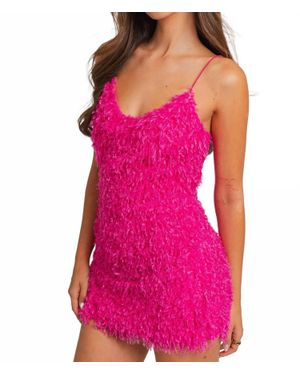 Leslie Curtis Passion Flamingo Mini Dress - Pink