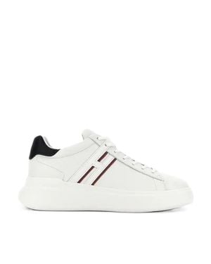 Hogan H580 Leather Sneakers - White