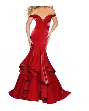 2Cute Prom Formal Dress - Red