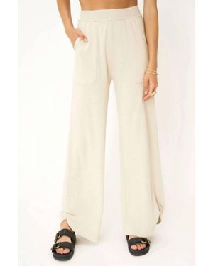 Project Social T Siesta Wide Leg Pants - Natural