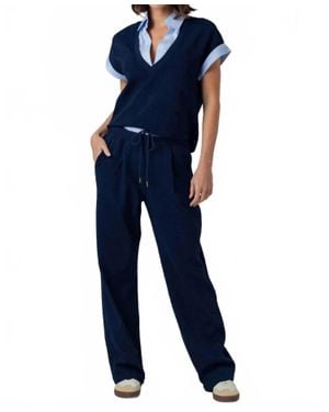 Sundays Leonie Straight Pants - Blue
