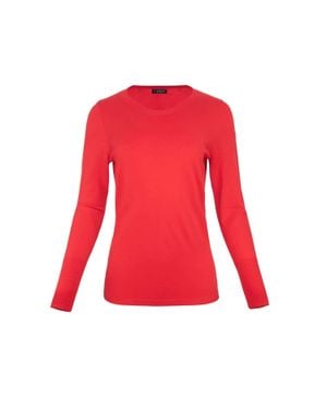 J'Envie/Eli Cammi Crewneck Sweater - Red