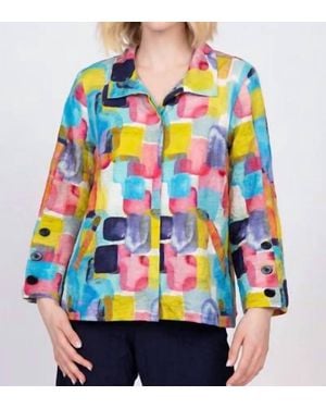 Liv by Habitat Rayon Crinkle Artist Shirt - Blue