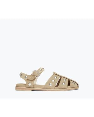 Frēda Salvador Sera Fisherman Sandals - Metallic