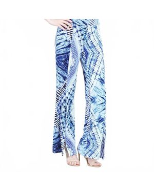 Clara Sunwoo Palazzo Wide Leg Pants - Blue