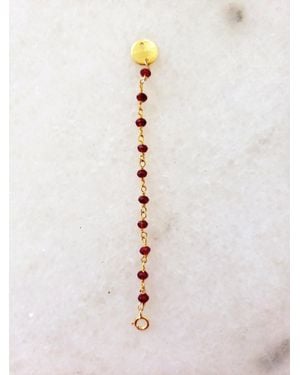 A Blonde and Her Bag Semi-Precious Bead Necklace Extender - White