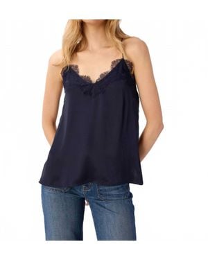 Cami NYC Racer Silk Cami - Blue