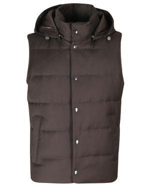Montecore Padded Wool Down Jacket - Black