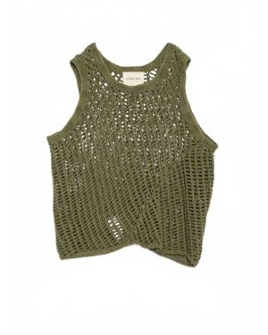 Nicholas Daley Knitted Vest - Green