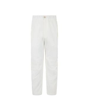 Ferragamo Drawstring Cargo Pants, Brand Size 50 Waist - White