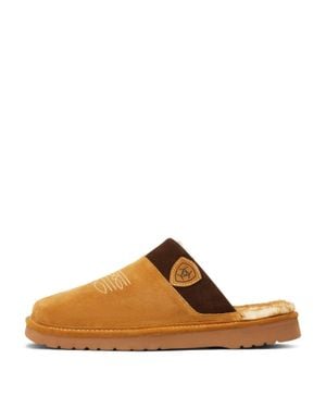 Ariat Silversmith Square Toe Slipper - Brown