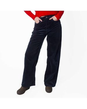 Polo Ralph Lauren Corduroy Straight-Leg Pants - Blue