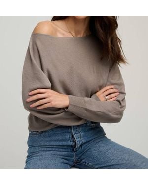 FAVORITE DAUGHTER The Effortless Sweater - Gray