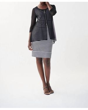 Joseph Ribkoff Two Piece Dress - Blue