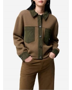 Vanessa Bruno Denver Straight Wool-Blend Coat With Classic Collar - Green