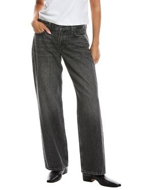 Rag & Bone Cam Low-Rise Full Relaxed Straight Jean - Gray