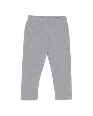 Leveret Cotton Spandex Blend Leggings - Gray