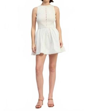 En Saison Candance Dress - White