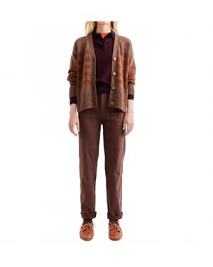 Kule Raffa Cashmere Cardigan - Brown