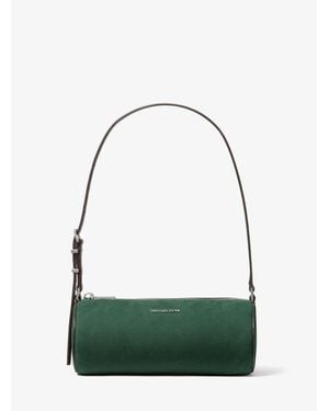Michael Kors Izzy Small Nubuck Barrel Pochette - Green