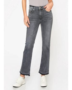 NOEND Farrah Mid Rise Kick Flare Jeans - Blue