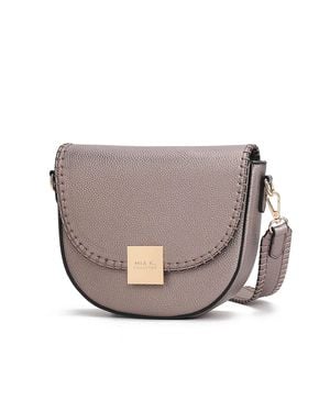 MKF Collection by Mia K Isa Crossbody Bag Stylish And Functional Accessory By Mia K - Gray