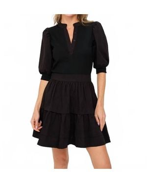 Six Fifty Annabelle Mini Dress - Black