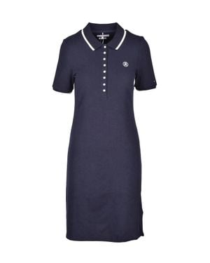 Tommy Hilfiger Contrast Polo Dress - Blue