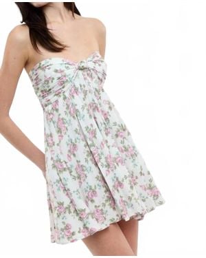 Sky To Moon Camilla Strapless Mini Dress - White