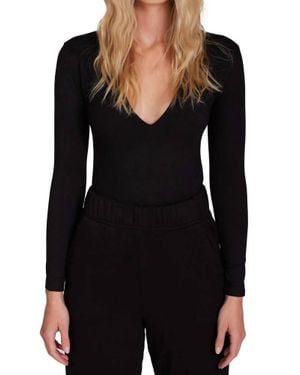 Les Tien Dan Deep Long Sleeve Tee - Black
