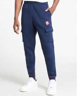Nike Just Do It Fleece Cargo Pants - Blue