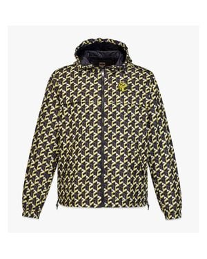 MCM Cubic Monogram Print Windbreaker - Green