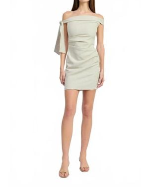 En Saison Paris Mini Dress - Natural