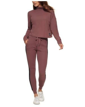 Calvin Klein Performance Thermal High-Waisted Leggings - Red