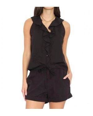 Xirena Casara Sleeveless Cotton Poplin Top - Black