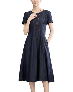 WLZD Midi Dress - Blue