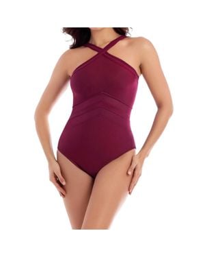 Miraclesuit Network Point Of View One Piece Swimsuit - Purple